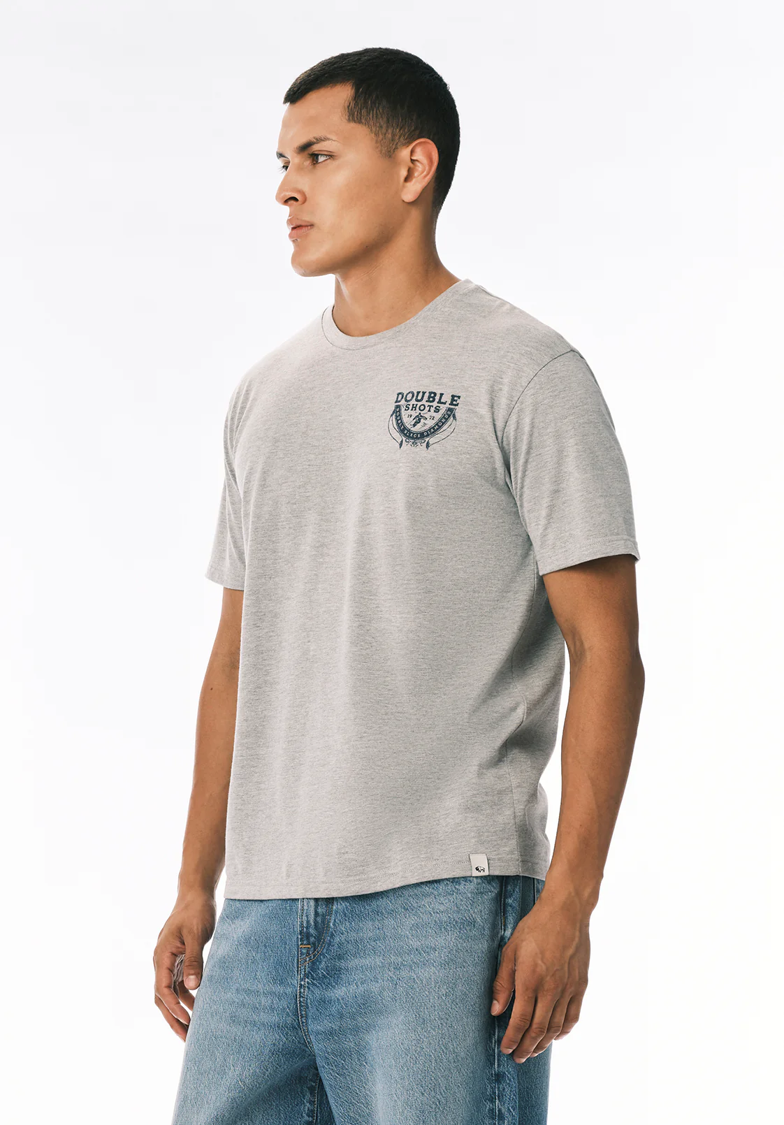 Tarma Men’s Graphic T-Shirt with Après Ski Print, Heather Grey - BM24820 - Image 4