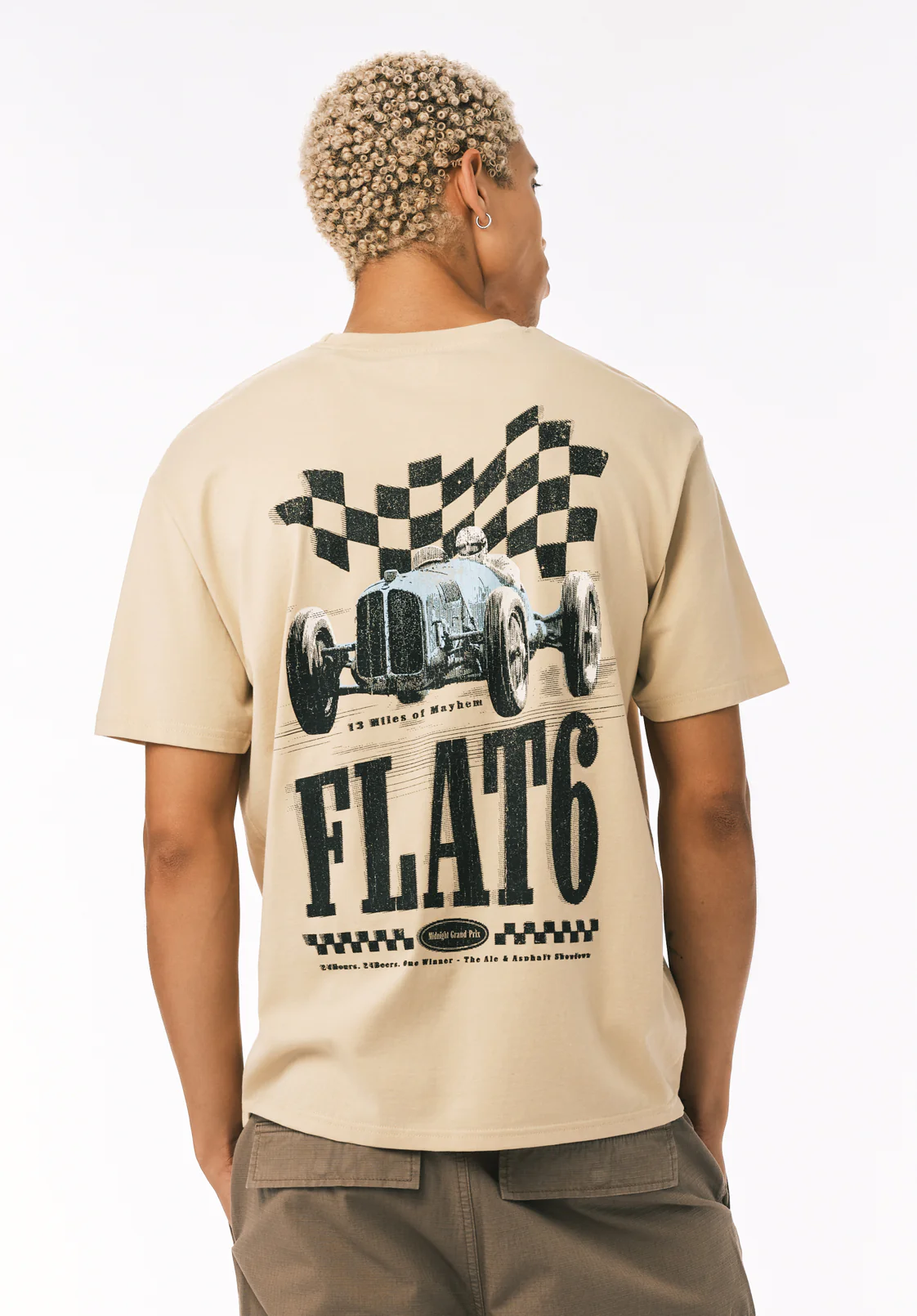 Tazul Men’s Vintage Racing Graphic T-Shirt, Boulder - BM24841 - Image 3