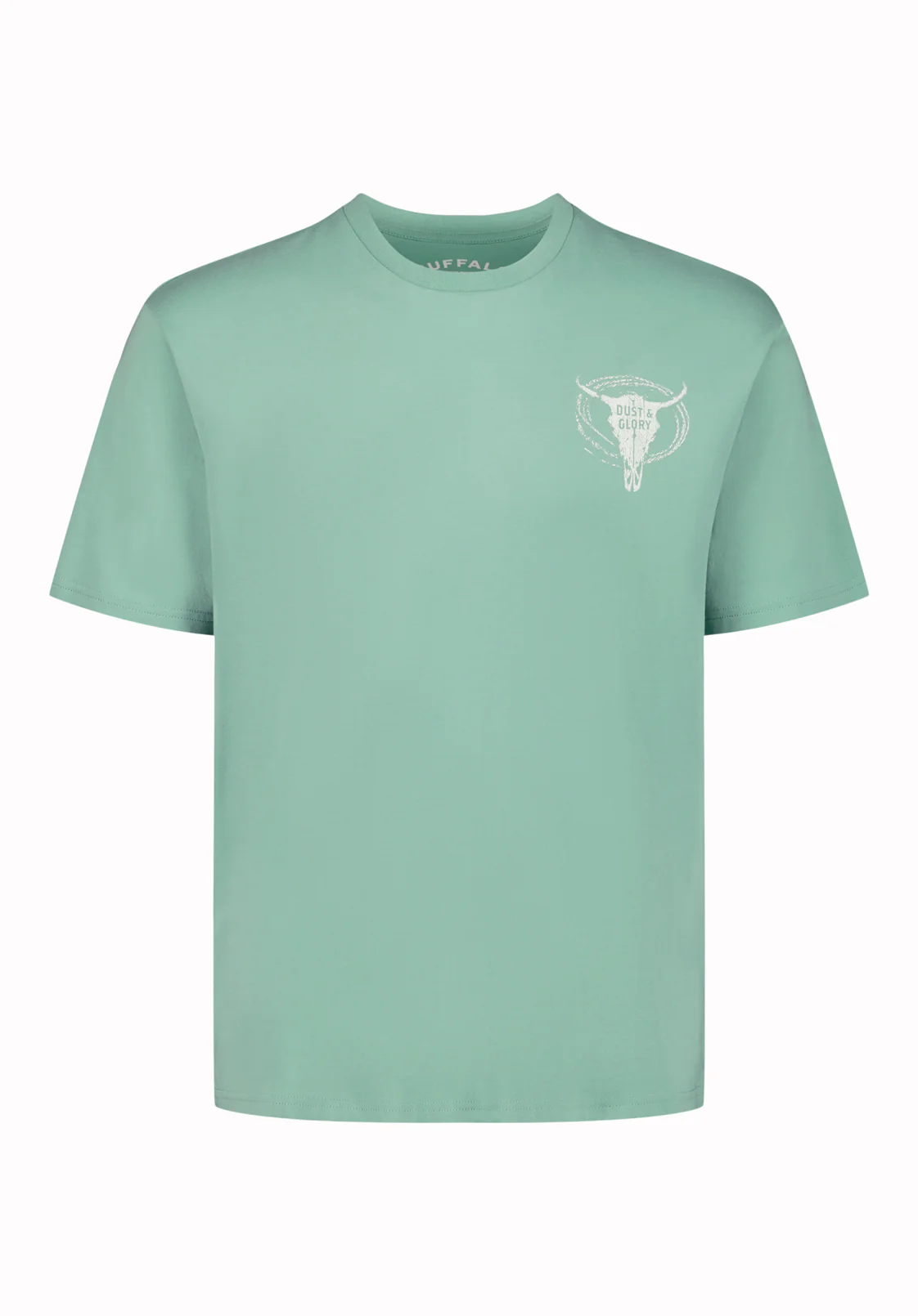 Teyze Men’s Dust & Glory Skull Graphic T-Shirt, Creme De Menthe - BM24840 - Image 5
