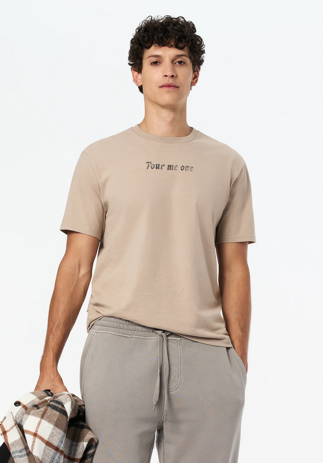 Thayer Men's Graphic T-Shirt with Old Fashioned Cocktail Print, Tuffet - BM24705 - Image 3