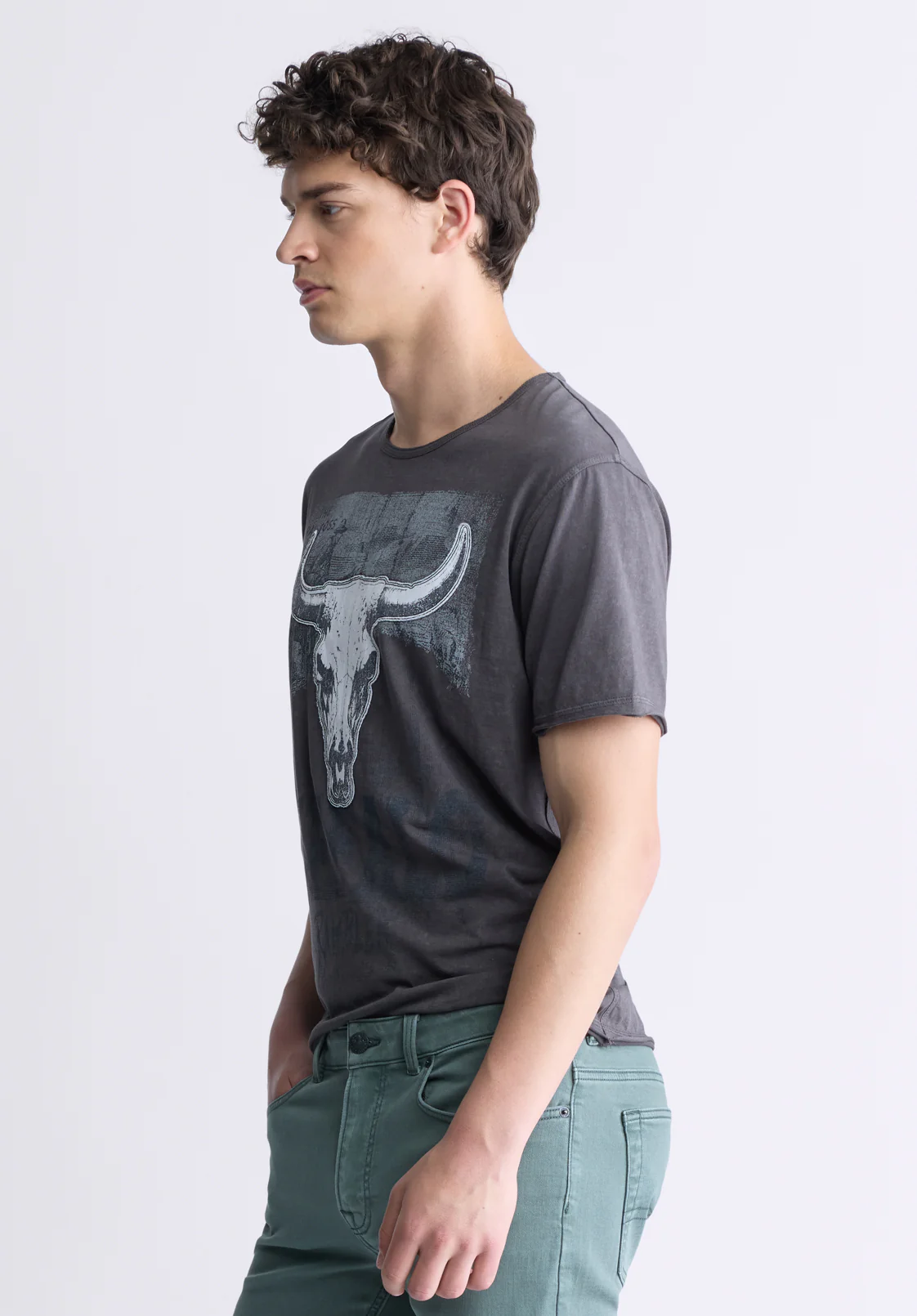 Tilton Men's Short-Sleeve Graphic T-Shirt, Charcoal - BM24473 - Image 3