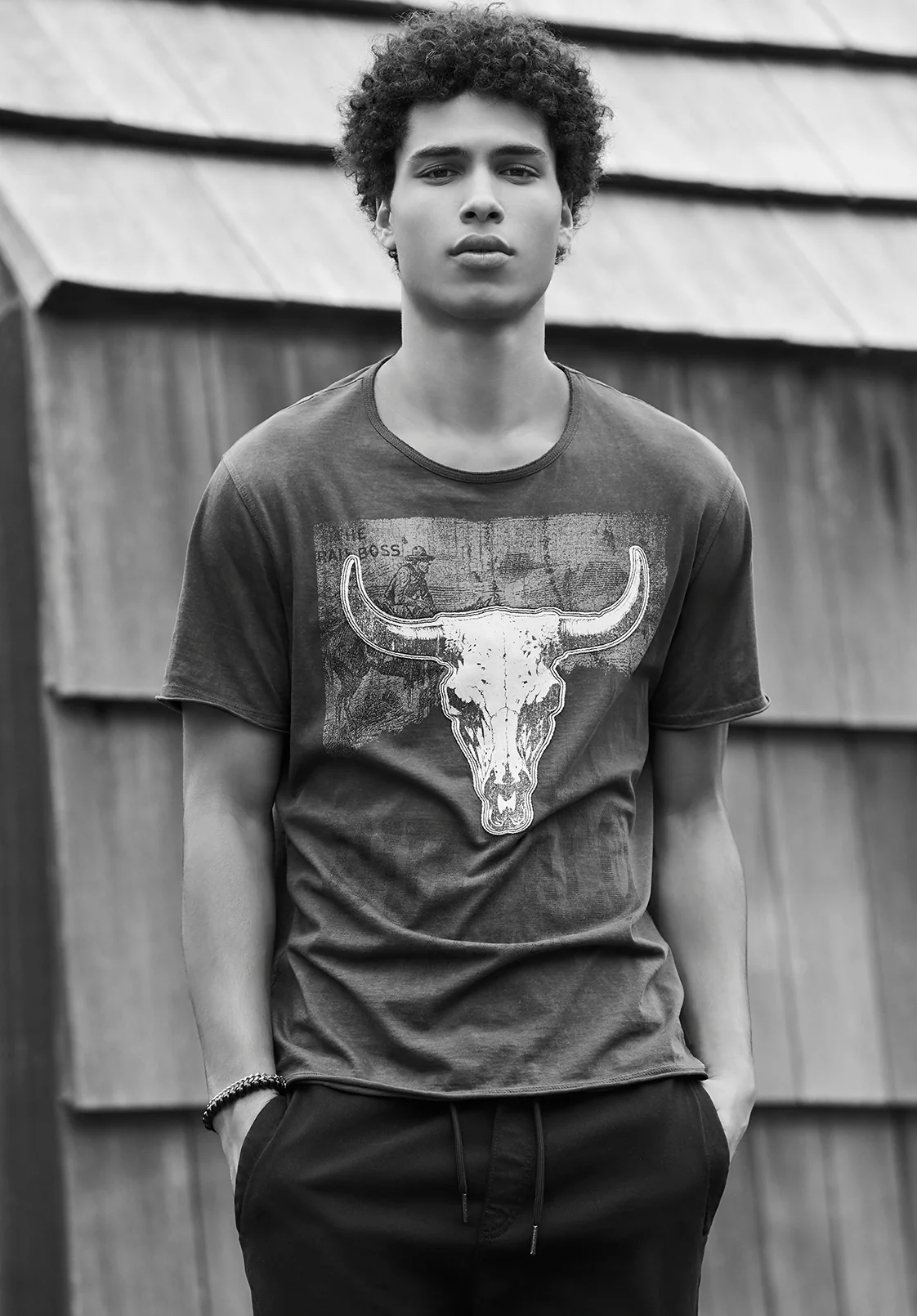 Tilton Men's Short-Sleeve Graphic T-Shirt, Charcoal - BM24473 - Image 6