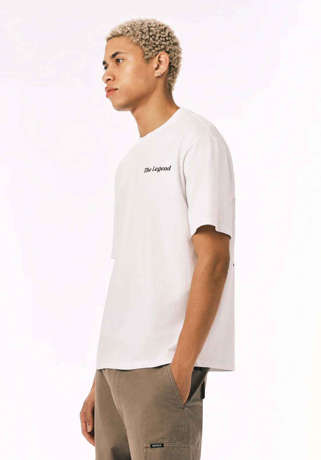 Tizak Men’s Negroni Club Graphic T-Shirt, White - BM24844 - Image 4