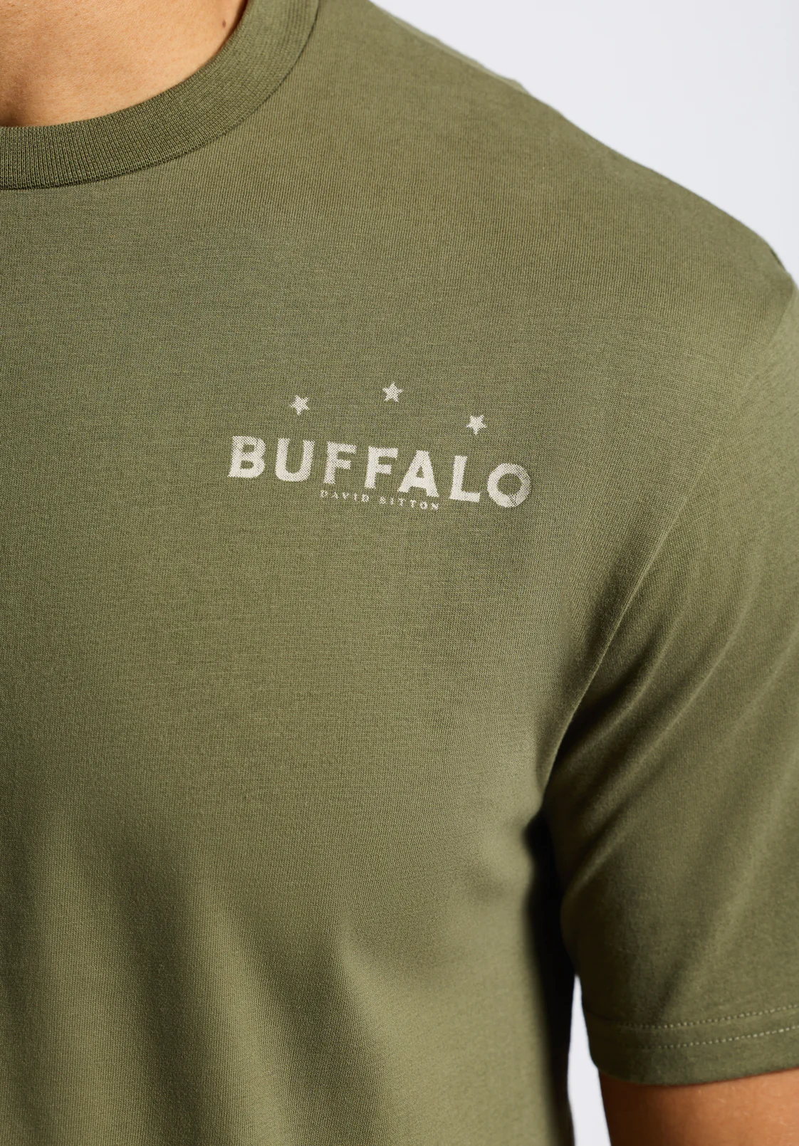 Toftlund Men's Graphic T-Shirt with Bull Skull Print, Fern Green - BM24635 - Image 4