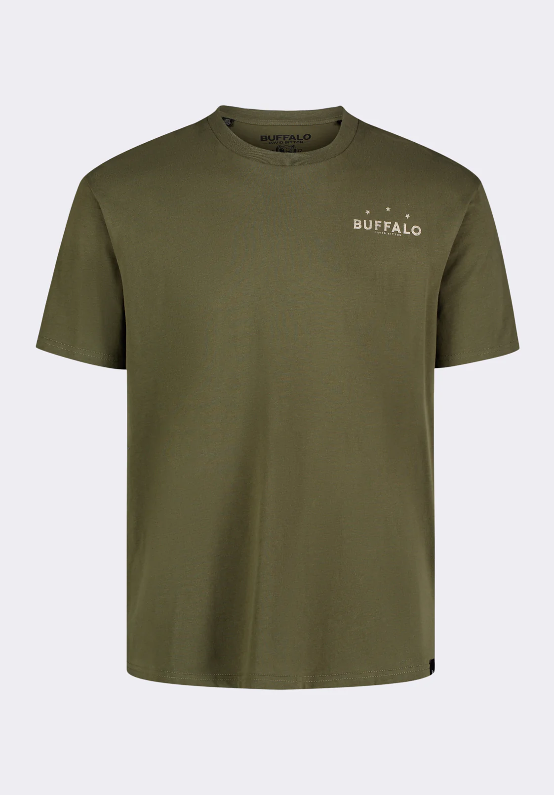 Toftlund Men's Graphic T-Shirt with Bull Skull Print, Fern Green - BM24635 - Image 6
