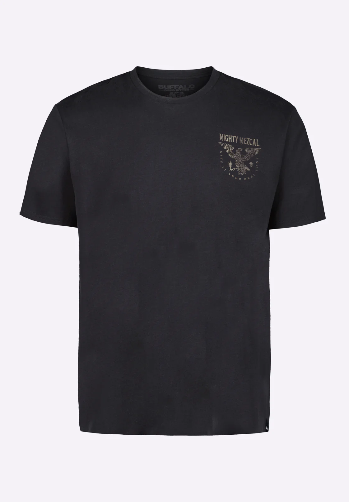 Tonder Men's Graphic T-Shirt with Eagle Print, Black - BM24634 - Image 4
