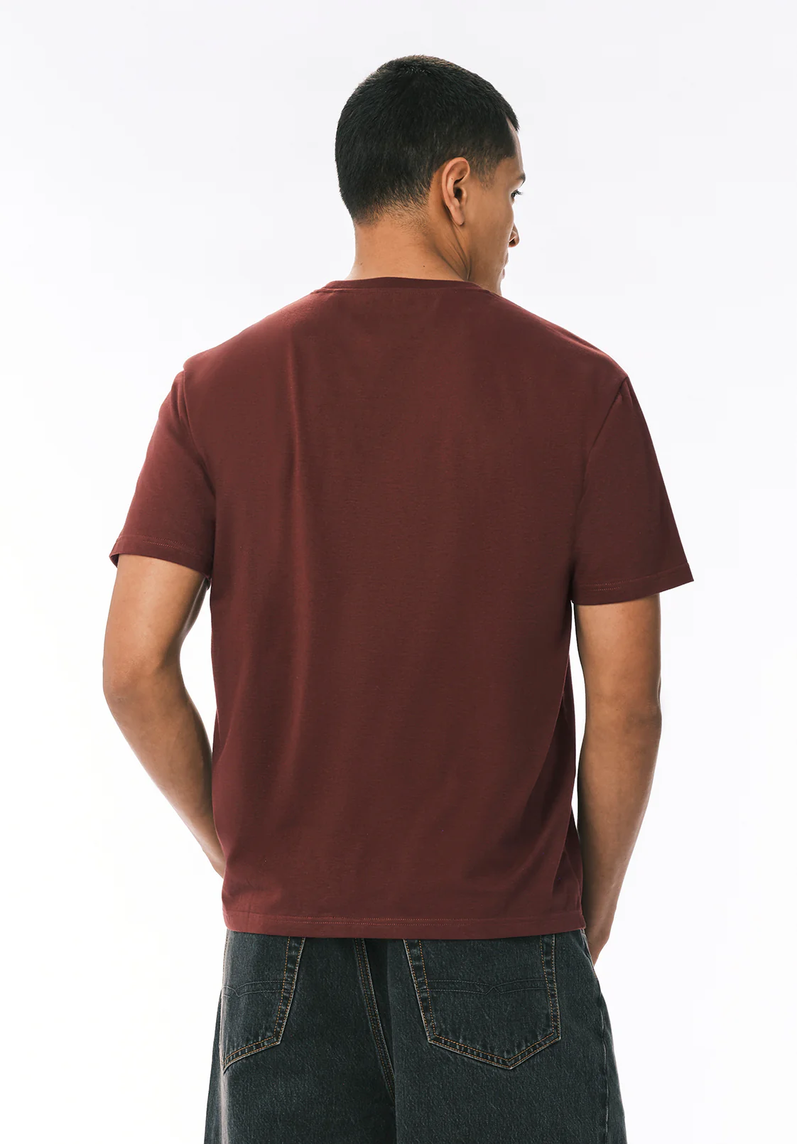 Turbaco Men’s Buffalo Print Graphic T-Shirt, Decadent Chocolate - BM24822 - Image 4