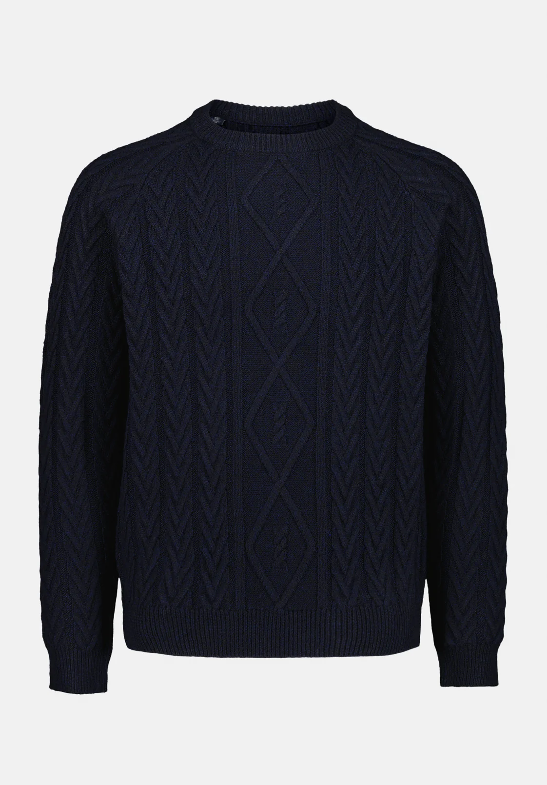Walder Men's Relaxed Cable Knit Sweater, Whale - BM24771 - Image 5
