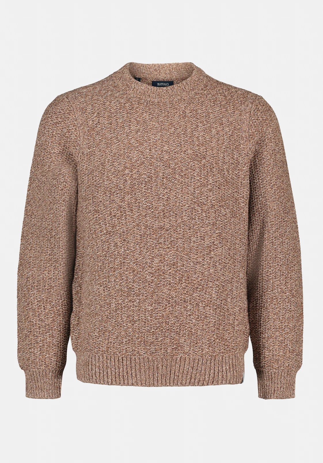 Waylon Men's Crew Neck Sweater, Woodsmoke - BM24680 - Image 5