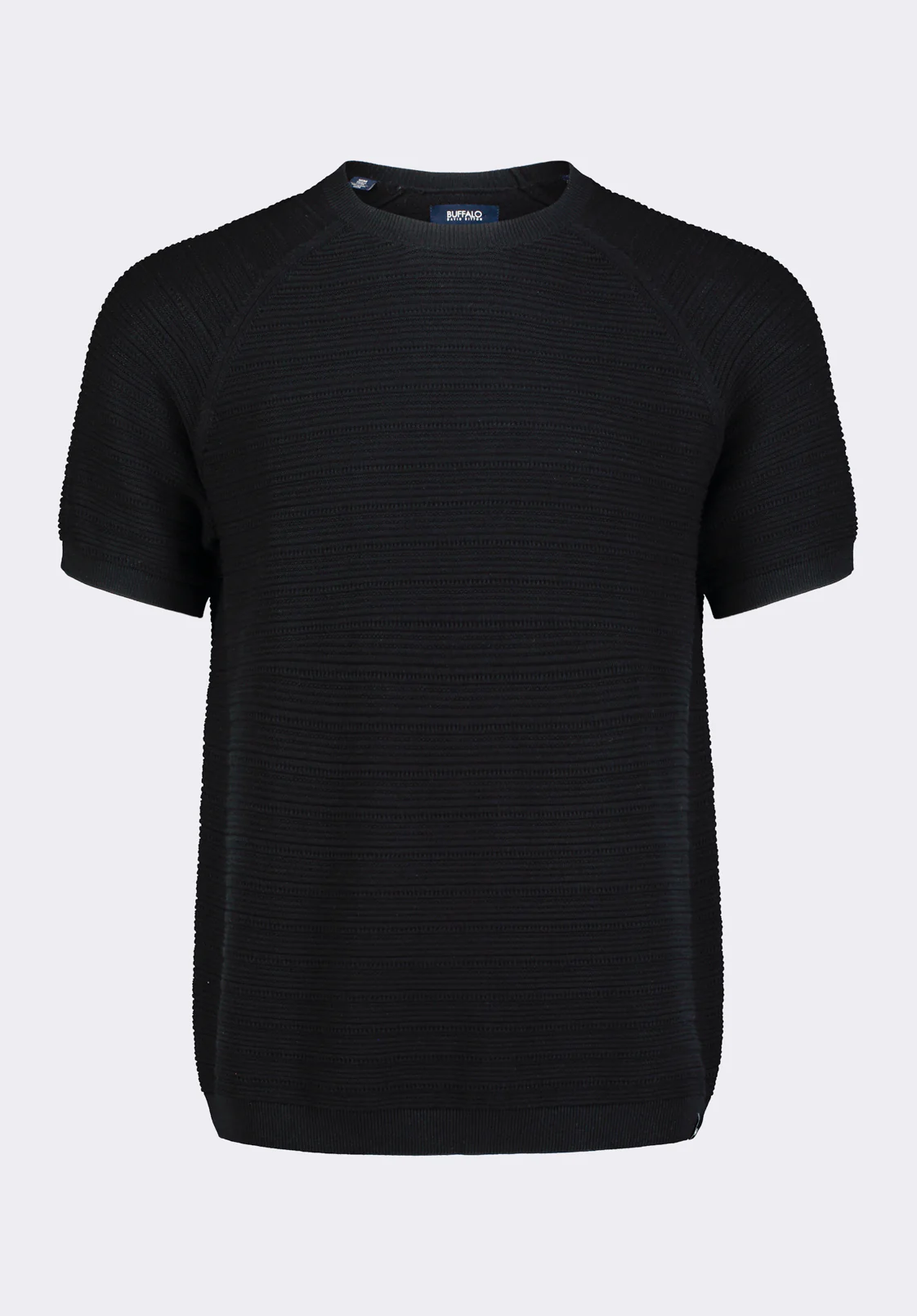 Wipped Men's Textured Knit Sweater T-Shirt, Charcoal - BM24533 - Image 5