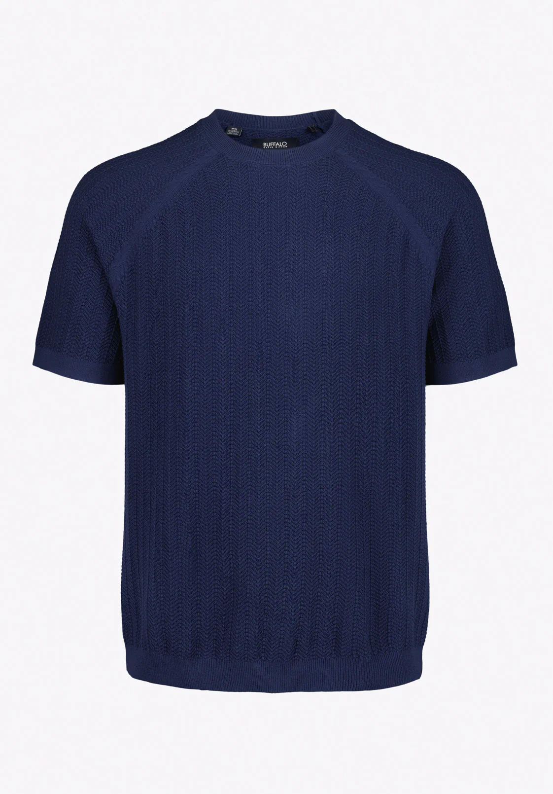 Wipped Men's Textured Knit Short-Sleeve Sweater Tee, Whale - BM24868 - Image 5